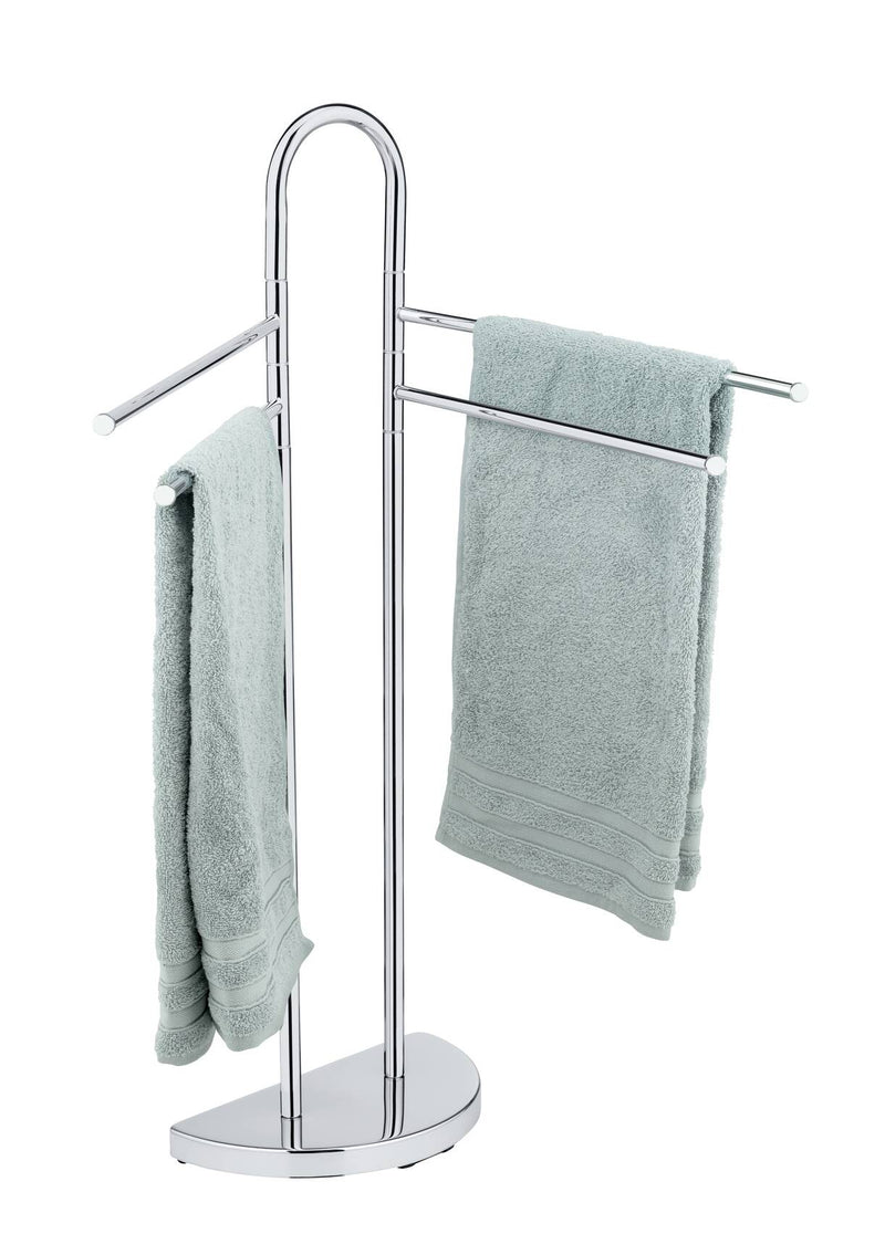 Łazienkowy stojak na ręczniki - 4 ramienny, chromowany, WENKO