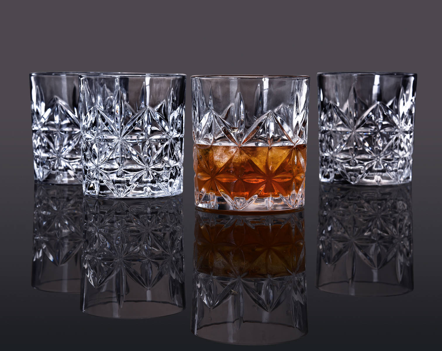 Komplet szklanek, 230 ml, 4 sztuki