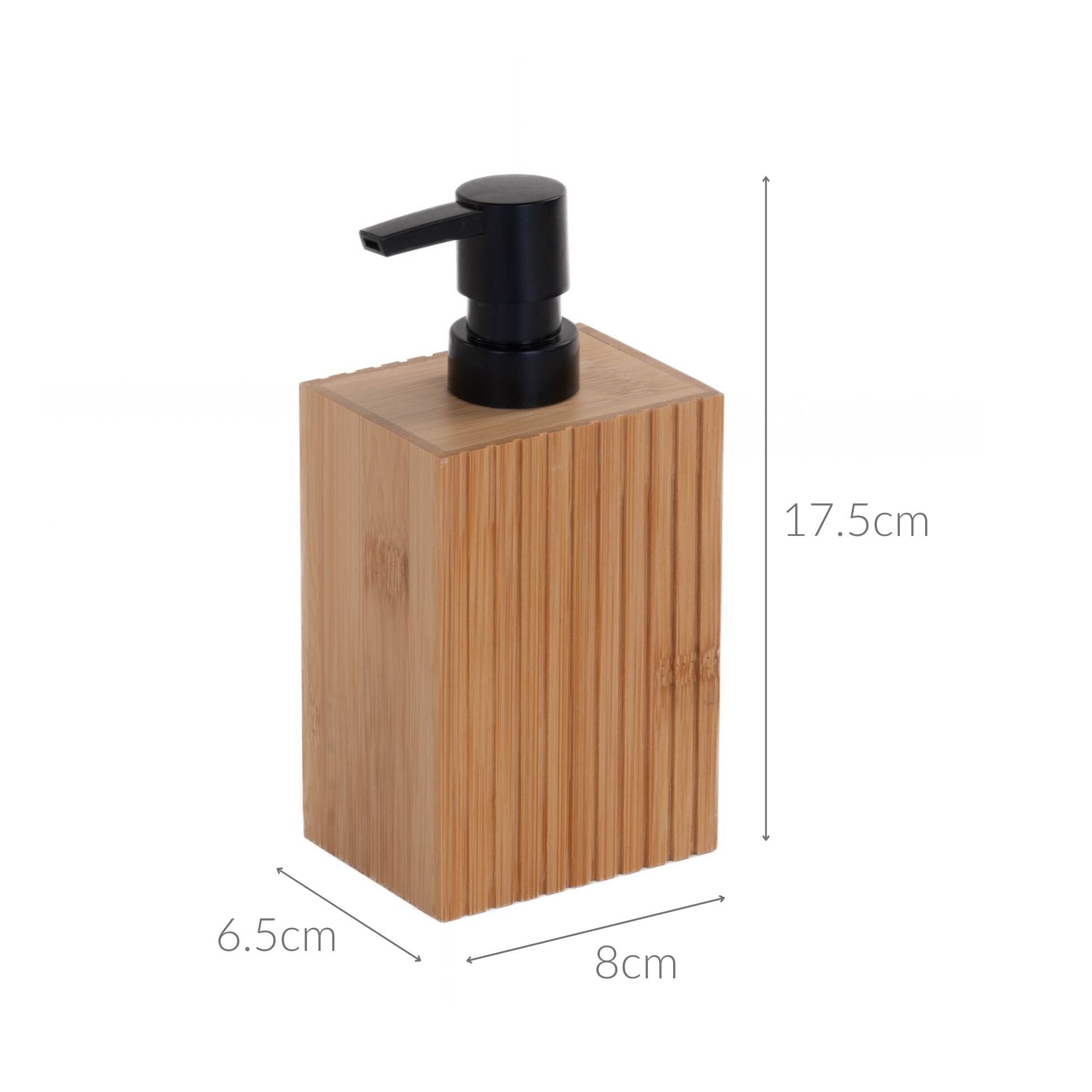 Dozownik na mydło w płynie TERRE, bambusowy