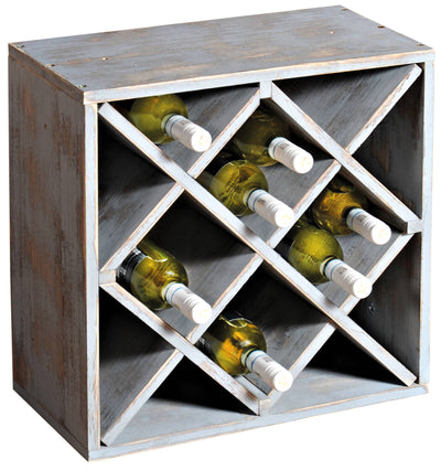 Stojak na wino, drewniany, 50 x 50 cm, Kesper