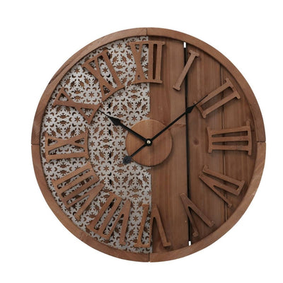 Zegar ścienny Abbey, MDF, Ø 50 cm