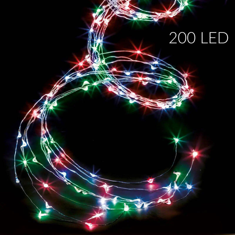 Girlanda świetlna zewnętrzna, kaskada, 200 LED