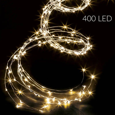 Girlanda świetlna zewnętrzna, kaskada, 400 LED