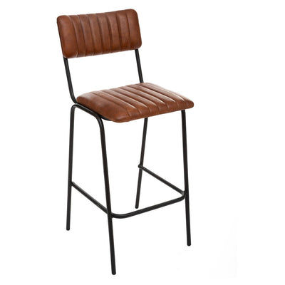 Krzesło barowe DARIO, skórzane, wys. 102,5 cm