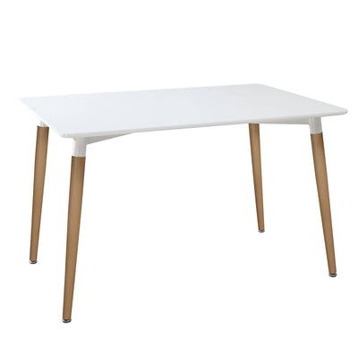 Stół do jadalni ROKA, biały blat 150 x 80 cm