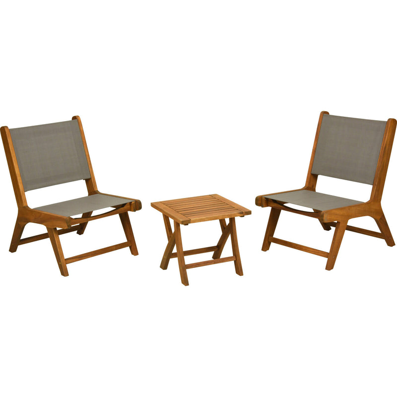 Komplet mebli ogrodowych, krzesła i stolik