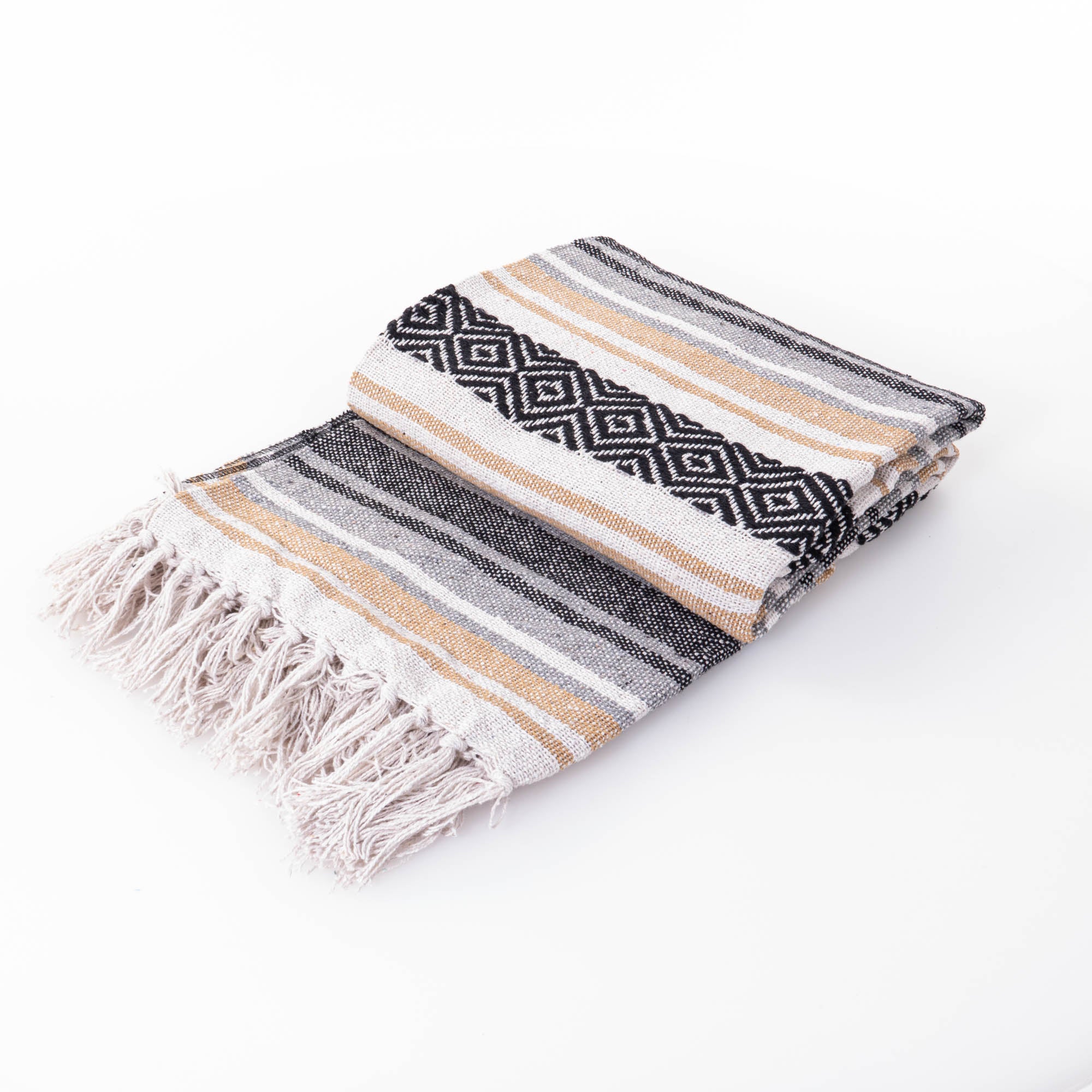 Ręcznik plażowy z frędzlami, 130 x 180 cm
