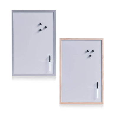 Biała tablica magnetyczna z pisakiem, 40 x 60 cm