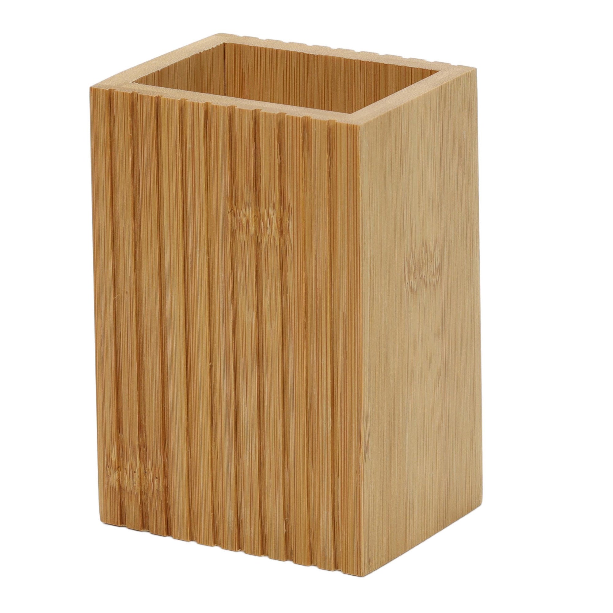 Kubek na szczoteczki do zębów TERRE INCONNUE, bambusowy