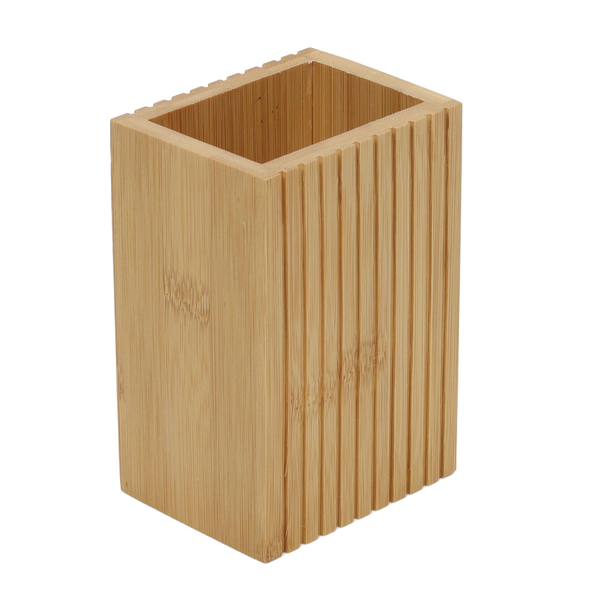 Kubek na szczoteczki do zębów TERRE INCONNUE, bambusowy