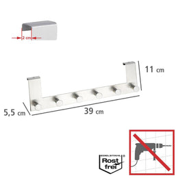 Wieszak na drzwi - 6x haczyki na drzwi CELANO, WENKO