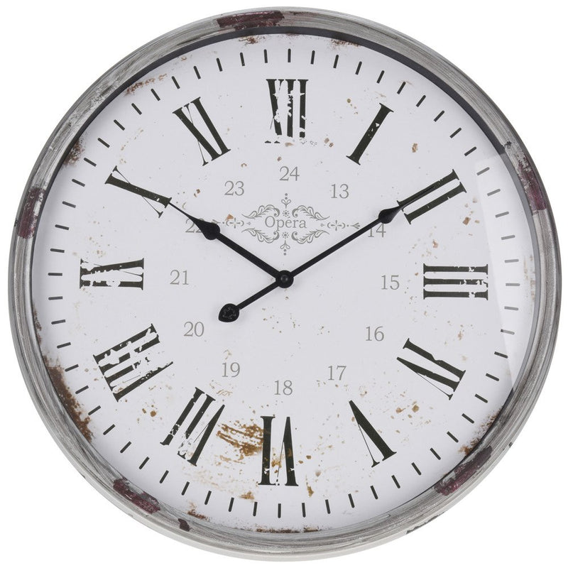Zegar ścienny OPERA, Ø 50 cm - metalowy