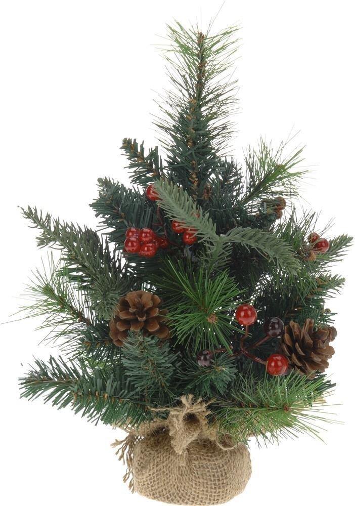 Choinka dekoracyjna  - sztuczne drzewko bożonarodzeniowe, wys. 30 cm
