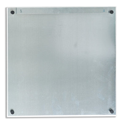 Szklana tablica magnetyczna MEMO, szara + 3 magnesy, 40x40 cm, ZELLER