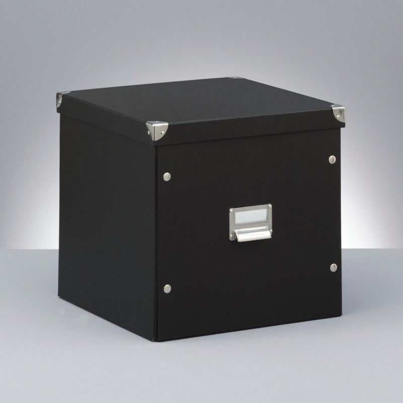Pudełko do przechowywania, 34x33x32 cm, kolor czarny, ZELLER
