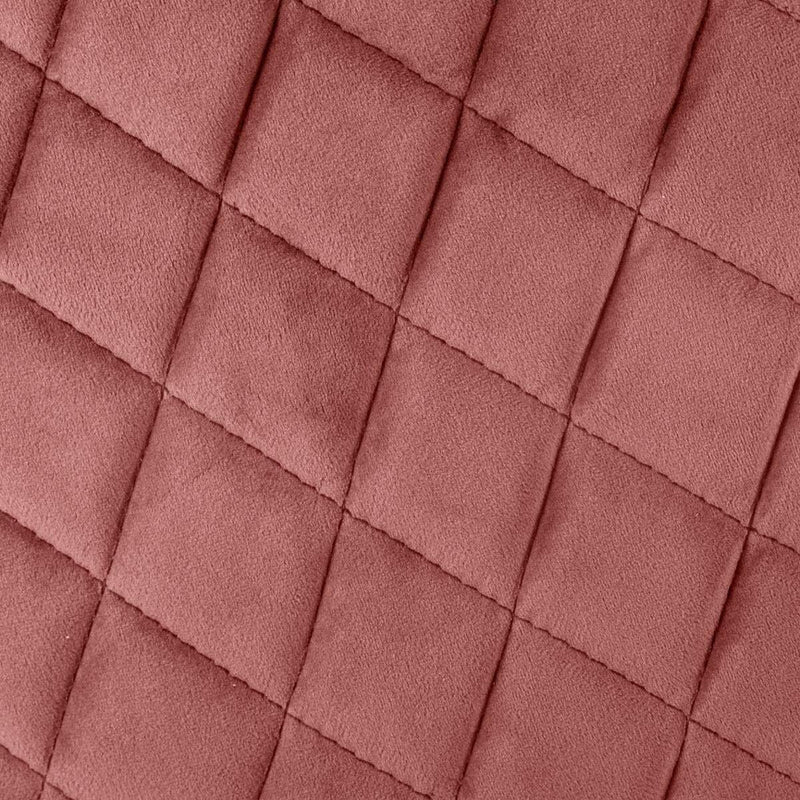 Fotel pikowany GLAMOUR do salonu, kolor różowy