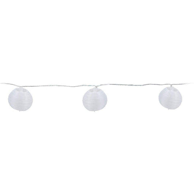 Biała girlanda LED, łańcuch 20 żarówek
