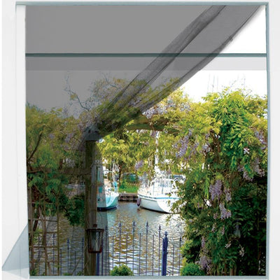 Osłona okienna przeciw owadom, moskitiera, 130 x 150 cm, kolor czarny, Pro Garden