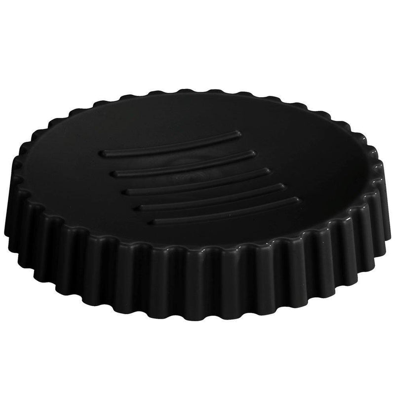 Mydelniczka okrągła Minas, tworzywo sztuczne, kolor czarny, Ø 11 cm