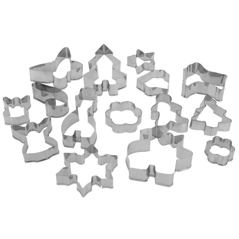 Foremki wykrawacze do ciasteczek z motywem świątecznym, 15 szt., La Cucina