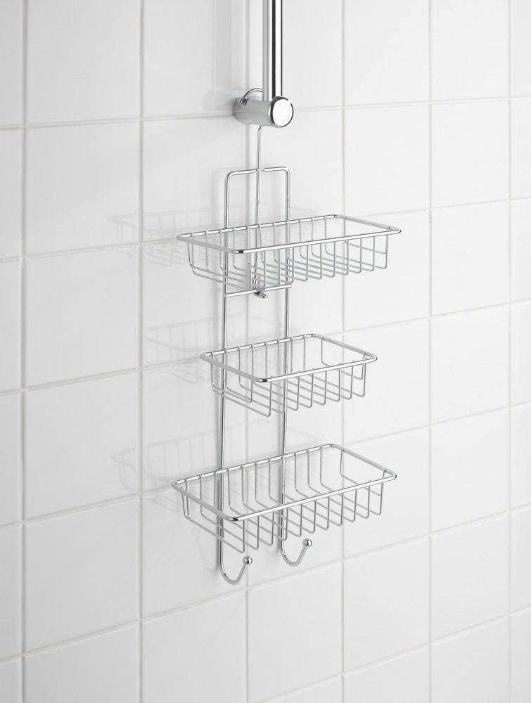 Półka łazienkowa CADDY MILANO pod prysznic, 3 poziomy, WENKO
