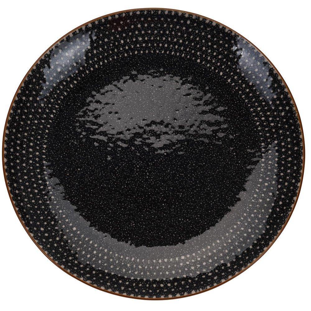 Talerz ceramiczny, ozdobna patera, Ø 27 cm, wzór kropek