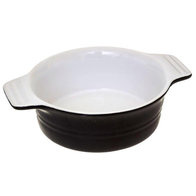 Naczynie ceramiczne do zapiekania, Ø 13 cm, kolor czarny
