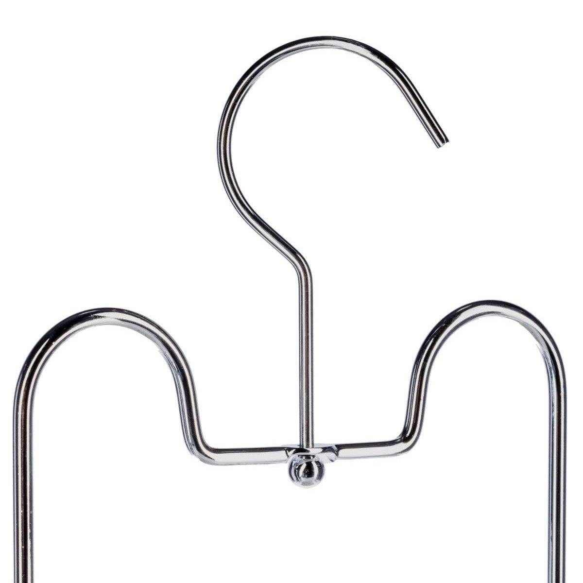 Półka wisząca pod prysznic, 2 poziomy, stal chromowana