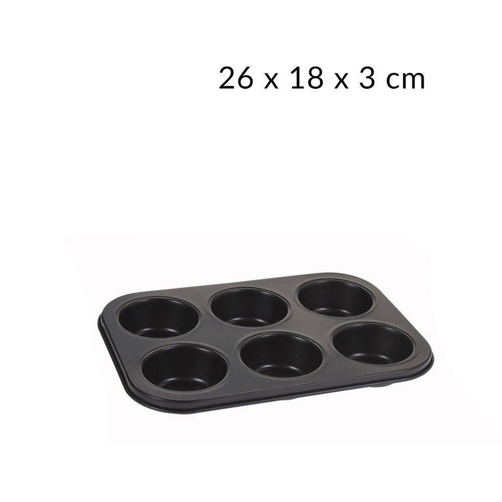 Zestaw blach do pieczenia ciast i muffinów, 4 elementy