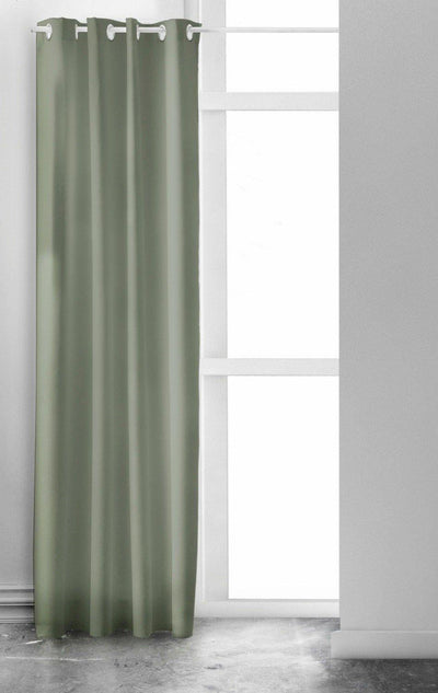 Zasłona okienna na przelotkach HYGGE, 140 x 240 cm, zielona, TODAY