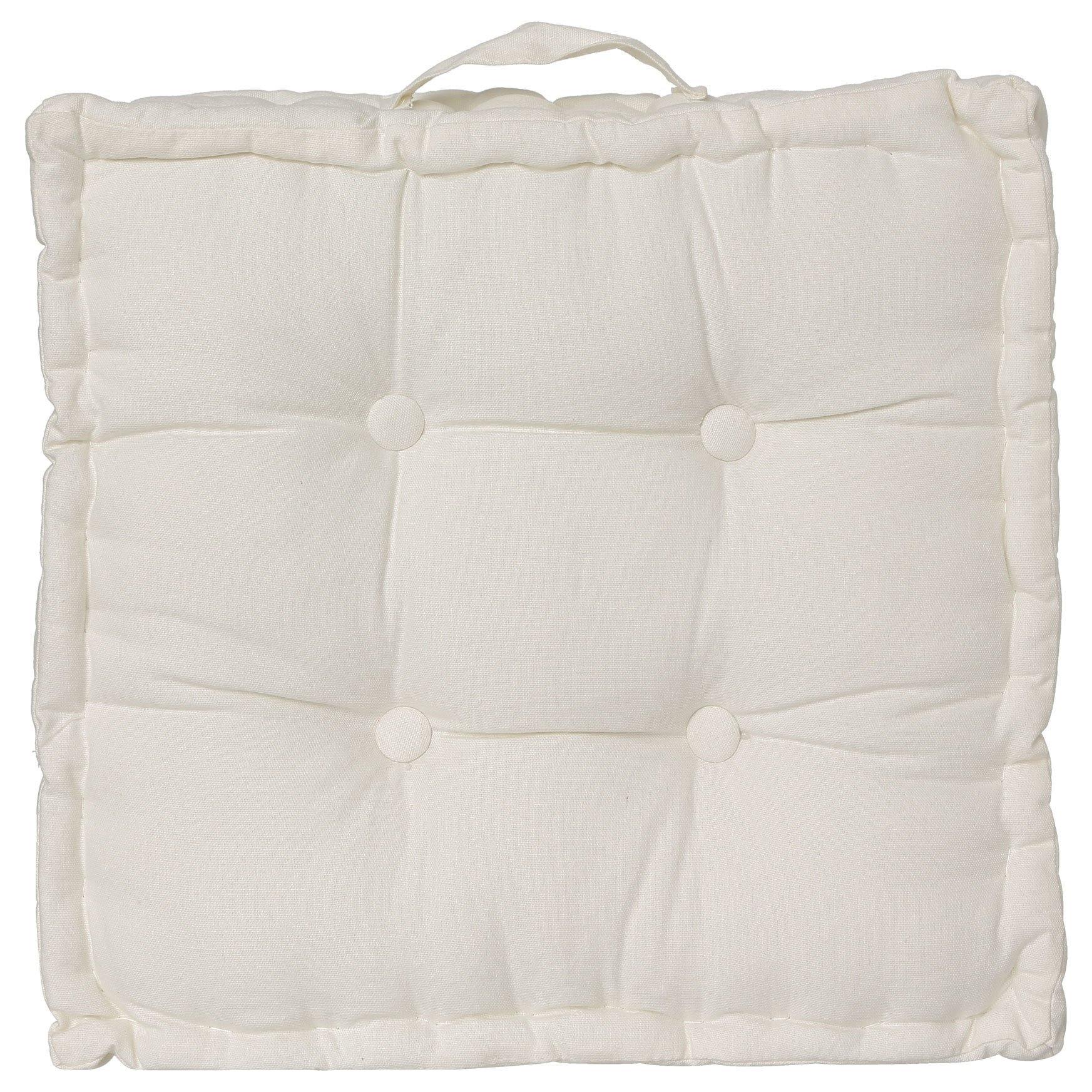 Poducha do siedzenia kwadratowa z uchwytem, 40 x 40 x 8 cm