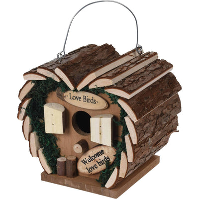 Domek dla ptaków LOVEBIRD, drewniany