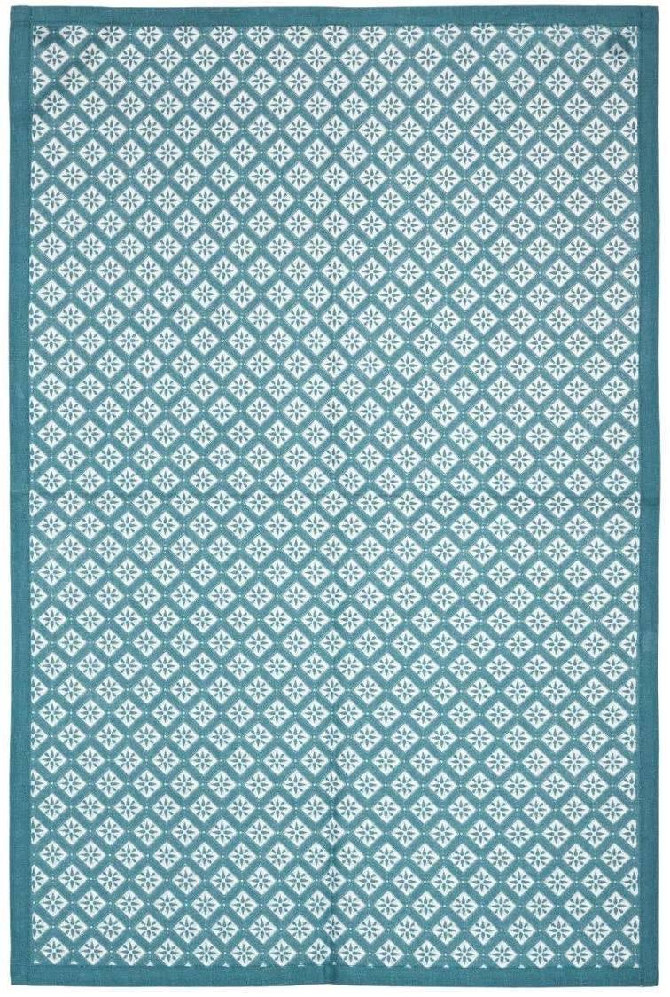 Ręczniki kuchenne z printem, 45 x 70 cm, 3 sztuki, niebieskie