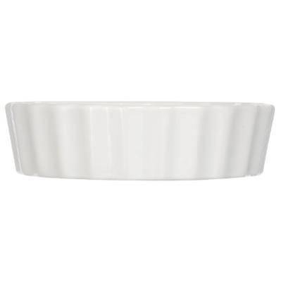 Kokilka do zapiekania, Ø 12 cm, ceramika, biała