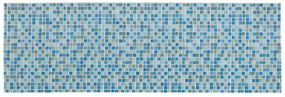 Mata antypoślizgowa do łazienki, 65 x 200 cm, wzór mozaiki, WENKO