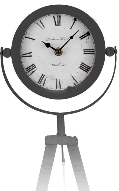 Zegar stołowy z nóżkami, Ø15 cm