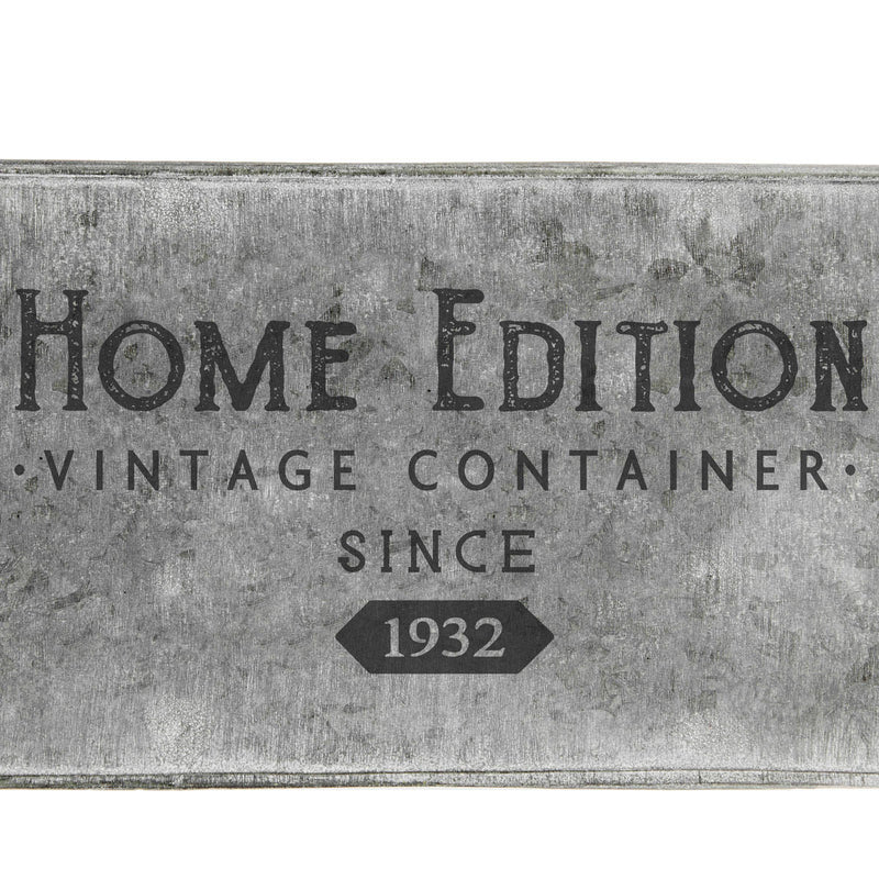Doniczki metalowe HOME EDITION w stylu vintage, 36,5 x 23,3 x 13,9 cm