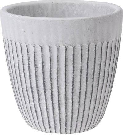 Doniczka ceramiczna z geometrycznym wzorem, Ø 14 cm 