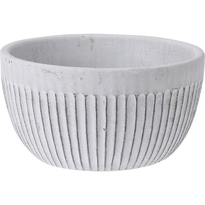 Doniczka ceramiczna z geometrycznym wzorem, Ø 19,8 cm 