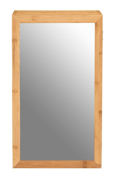 Szafka łazienkowa z lustrem, 35 x 60 cm, bambus, WENKO