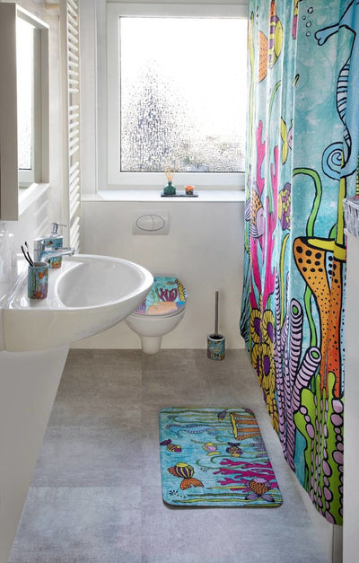 Dywanik łazienkowy z kolorowym nadrukiem, 45 x 70 cm, WENKO