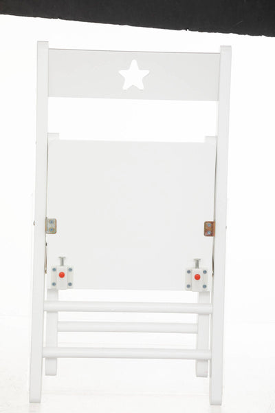 Drewniane krzesełko dziecięce STAR, składane