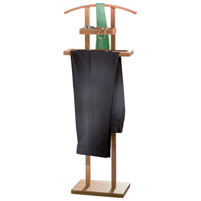 Wieszak na garnitur, ubrania, bambusowy, 45x24x111 cm, ZELLER