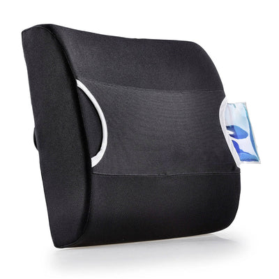 Poduszka pod plecy na fotel biurowy, z wkładem chłodzącym