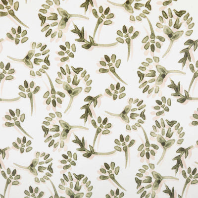 Doniczka ceramiczna Lour, wzór roślinny, 26,8 x 13,3 cm