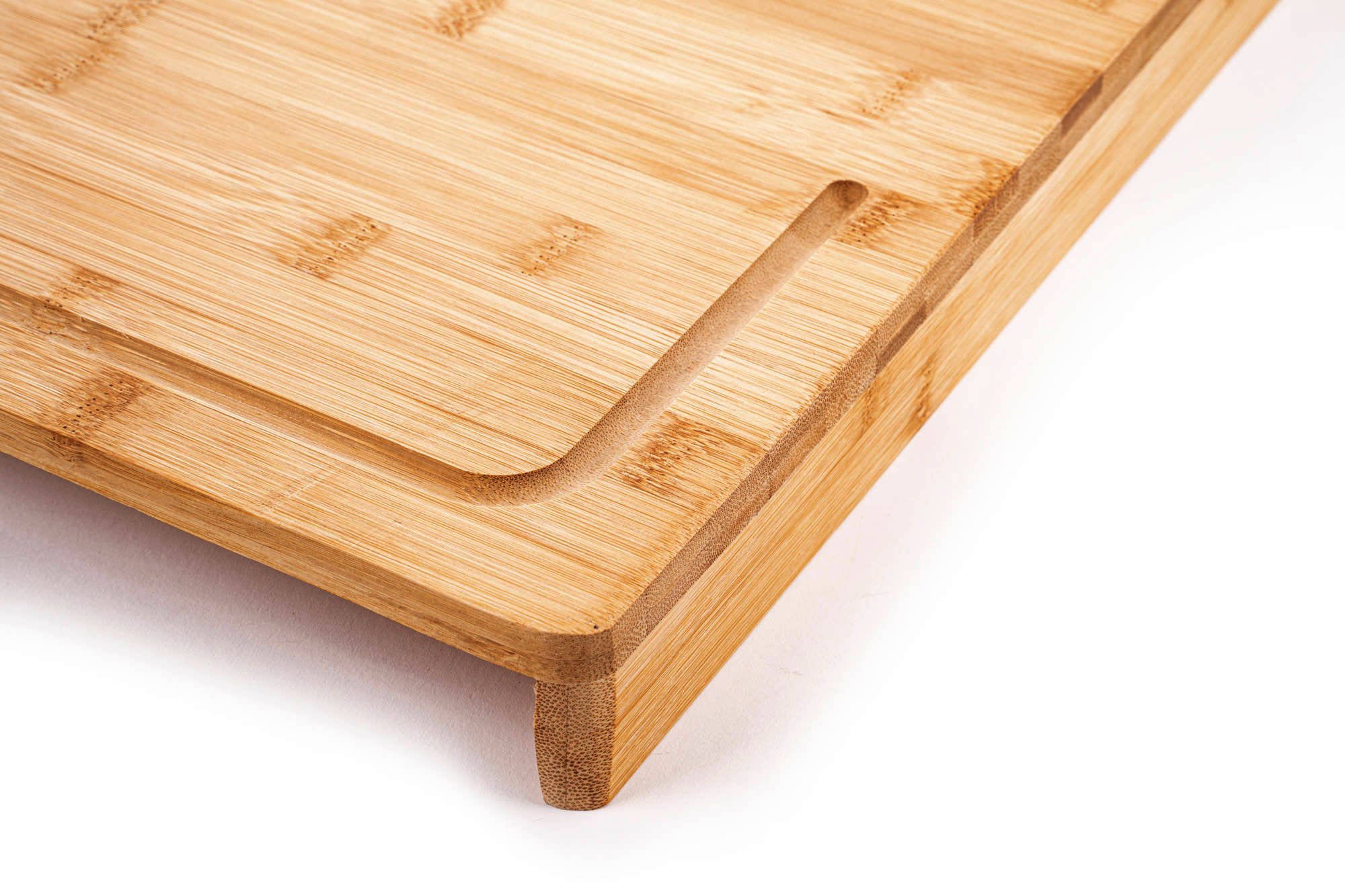 Bambusowa stolnica, deska do krojenia - 2 w 1