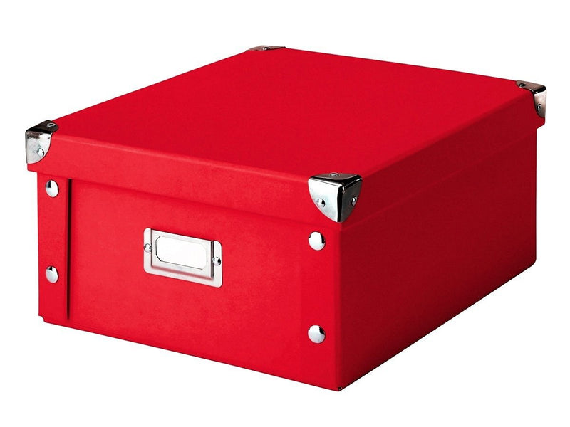 Pudełko do przechowywania, 31x26x14 cm, kolor czewony, ZELLER
