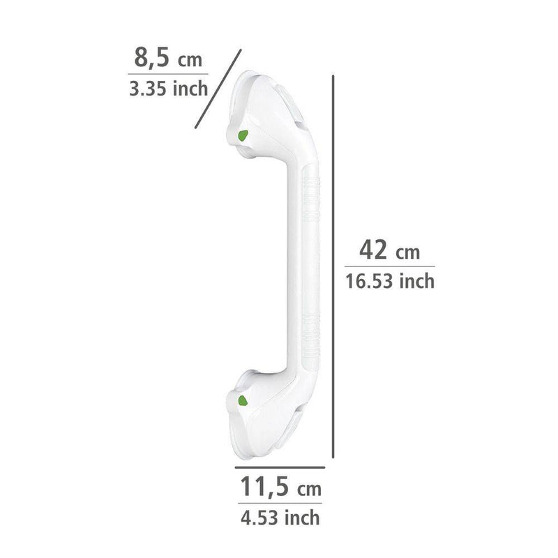 Uchwyt łazienkowy SECURA na przyssawki - poręcz do łazienki, 42 cm, WENKO