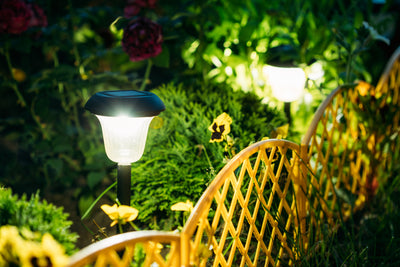 7 pomysłów na oświetlenie ogrodu nocą