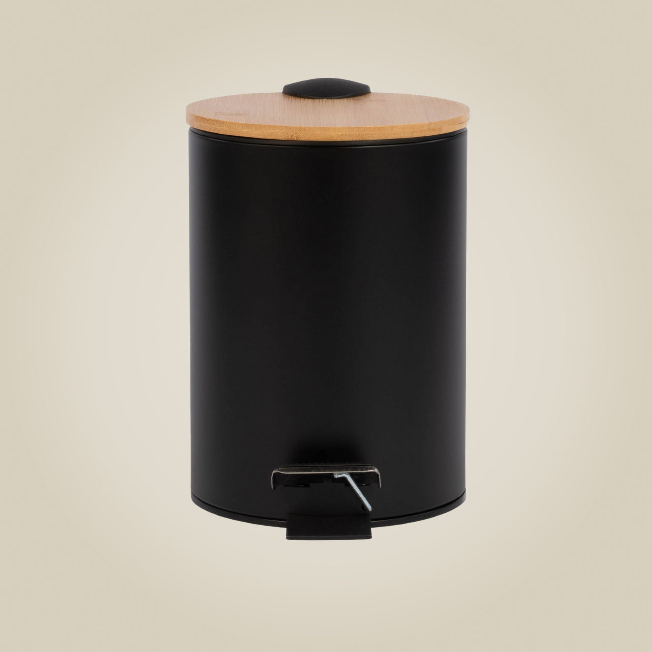 Kosz łazienkowy z bambusem ZETRU, 3 l